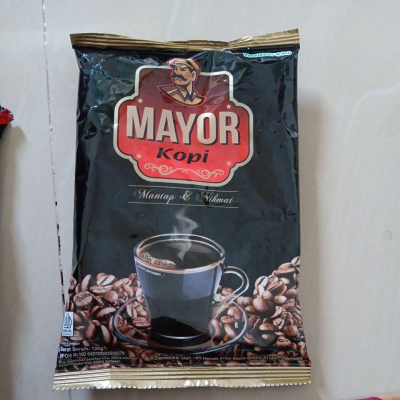 

TERMURAH KOPI MAYOR kemasan 120grm