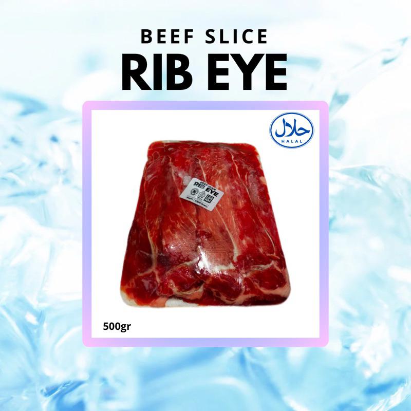 

Beef Slice Rib Eye/Daging Slice 500Gr/Beef slice Murah/Rib Eye Slice Surabaya