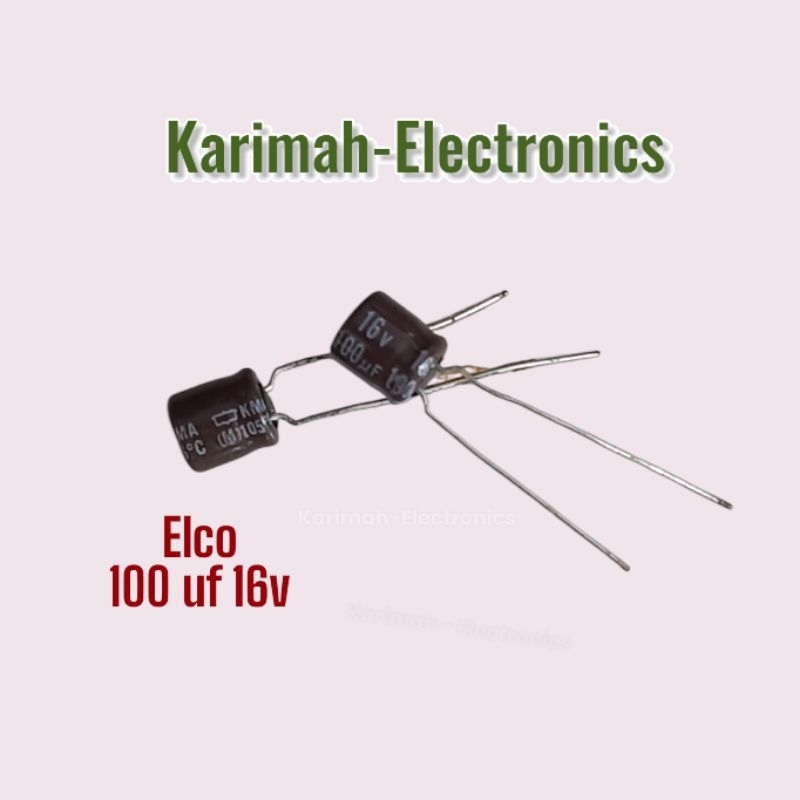 100uf 16v Elco Electrolityc Capacitor