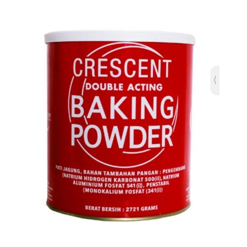 

Crescent Double Acting Baking Powder 2.721gr Impor Malaysia