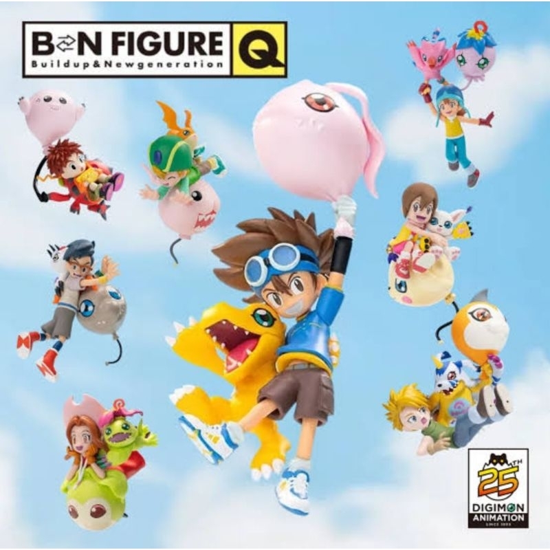 BANDAI - BN FIGURE Q BNQ DIGIMON ADVENTURE 25th ANNIVERSARY Version Ver Blind Box