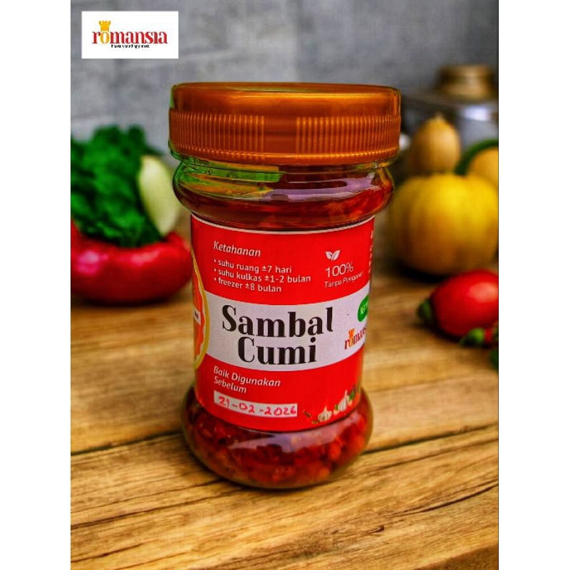 

SAMBAL CUMI Romansia – Rasa Autentik, Tanpa Tambahan Pengawet!