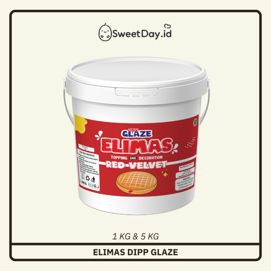

Glaze Elimas Red Velvet Kemasan 1 Kg dan 5 Kg