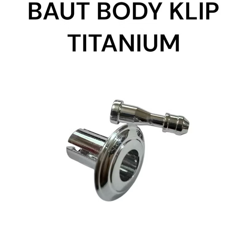 Baut titanium chrome anti karat Probolt Klip Body Motor Nmax Pcx Vario Lexi Scoopy Aerox Universal