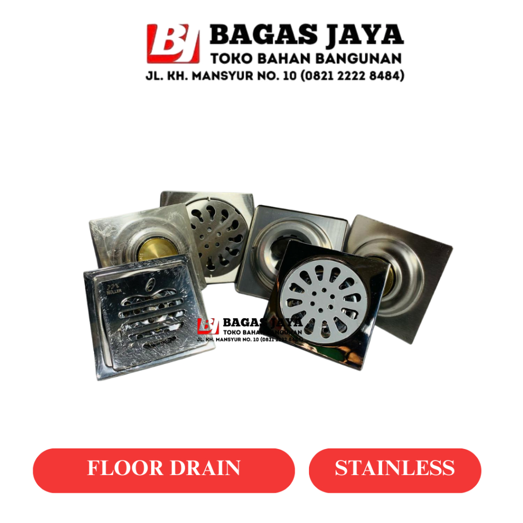 Floor Drain Stainless / Afur Lantai / Afur Stainless
