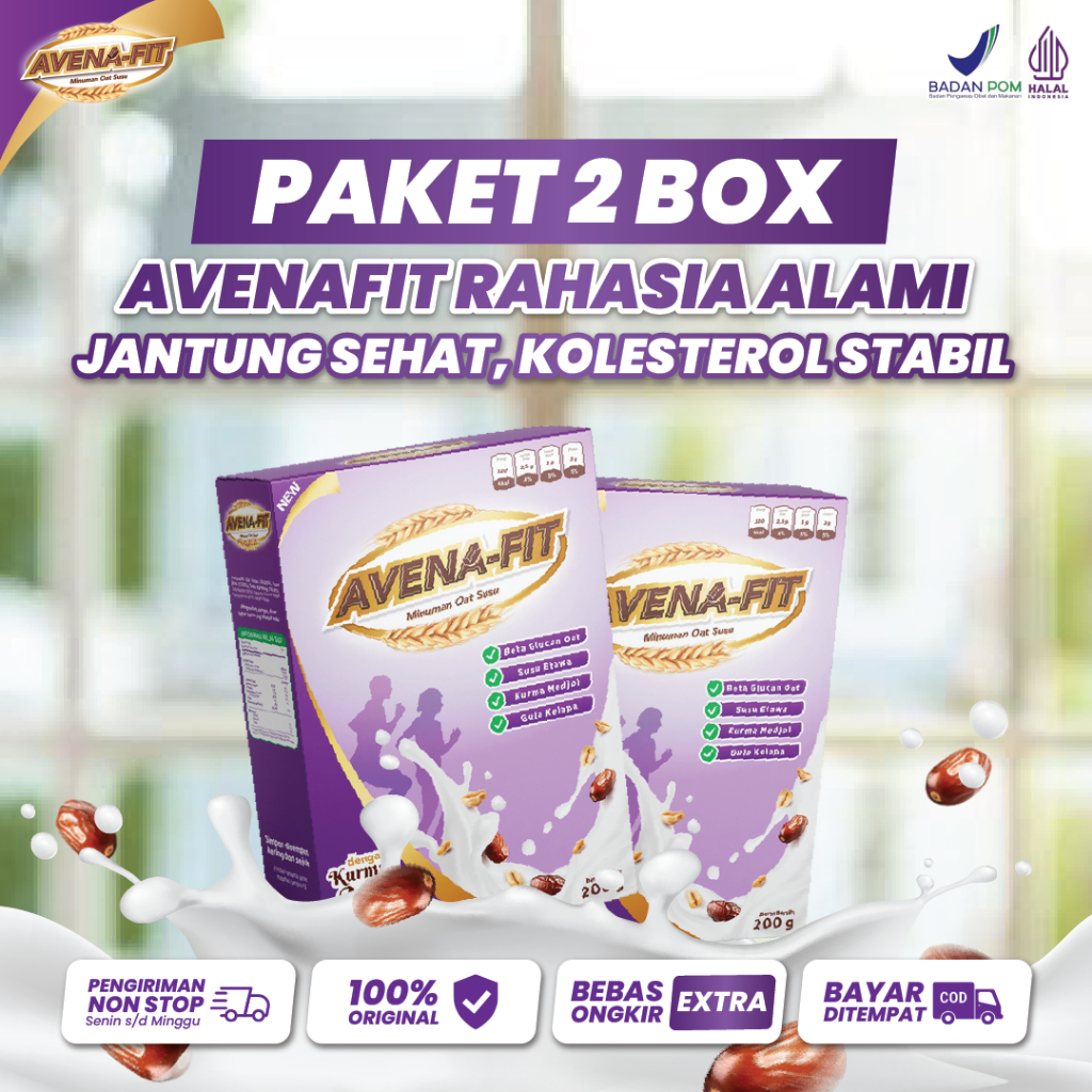 

Paket 2 Box Avenafit Sereal Oat Susu Solusi Alami untuk Menurunkan Kolesterol dan Mendukung Kesehatan Jantung, Tulang, serta Sendi Tanpa Efek Samping.