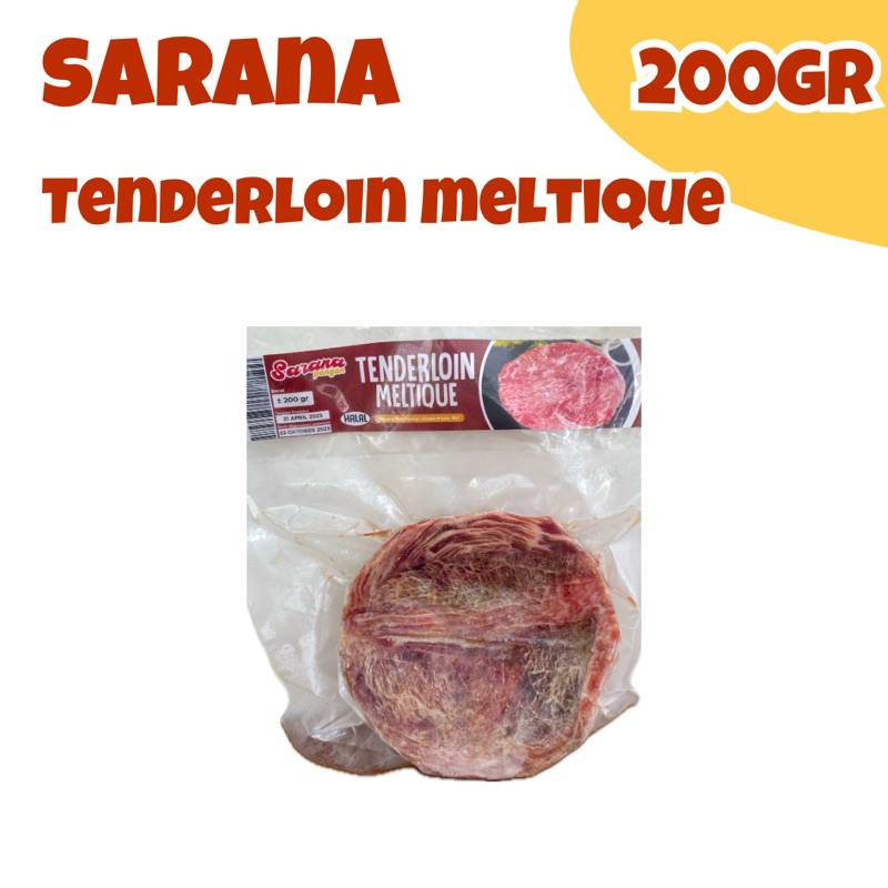 

Tenderloin Meltique 200Gr//Daging Steak//Daging Sapi//Daging Meltiq