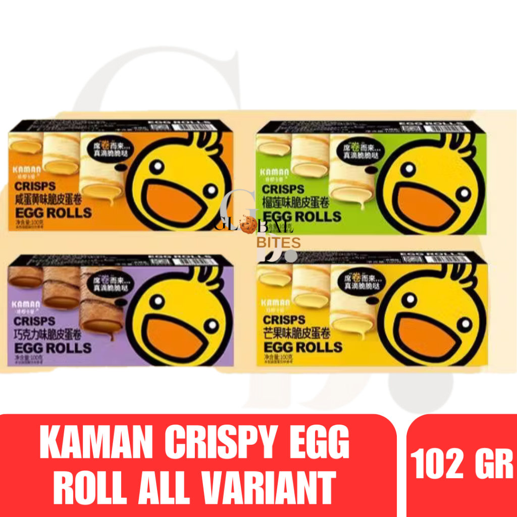 

Kaman Crisps Egg Rolls Wafer Mango Chocolate 100gr