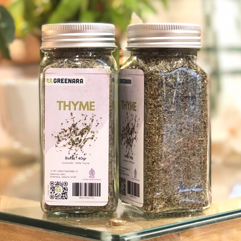 

Greenara - Daun Thyme Kering 40gr / Dried Thyme Leaves