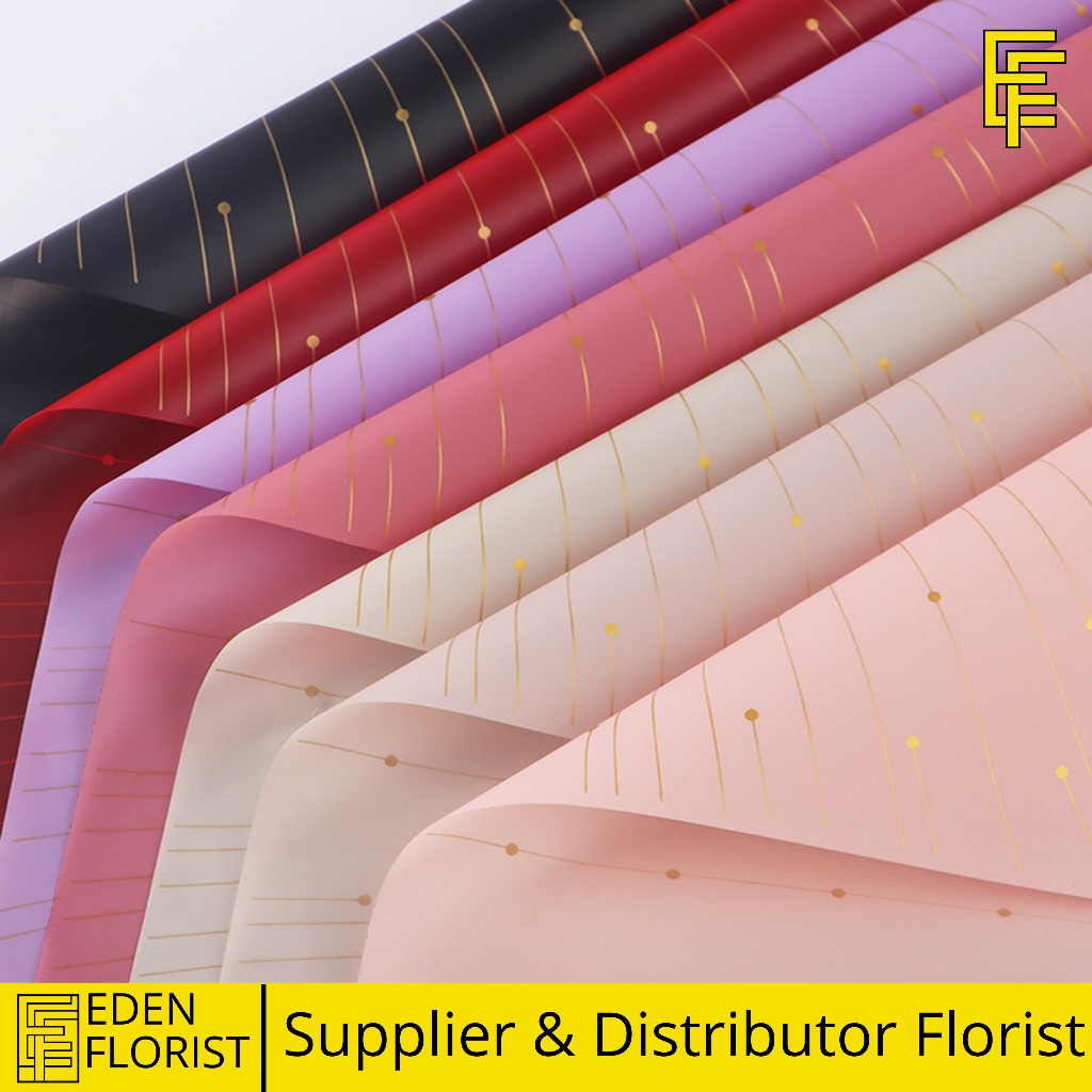 

20 LEMBAR Kertas Buket Wrapping Meteor Starlight Flower Wrapping Bouquet COD KB6081