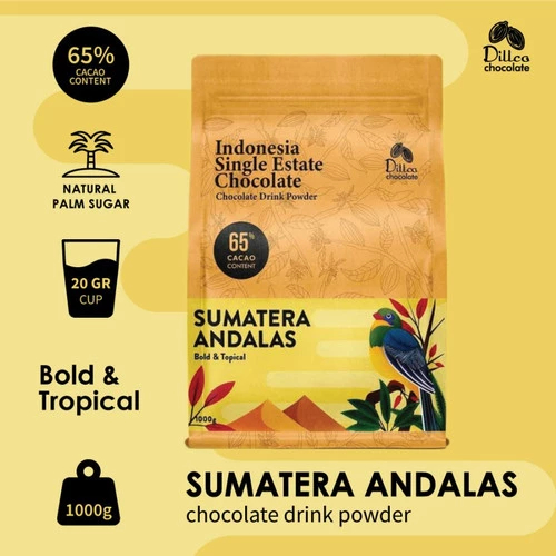 

Dillco Single-Estate Chocolate SUMATERA ANDALAS Classic Series 1 Kg
