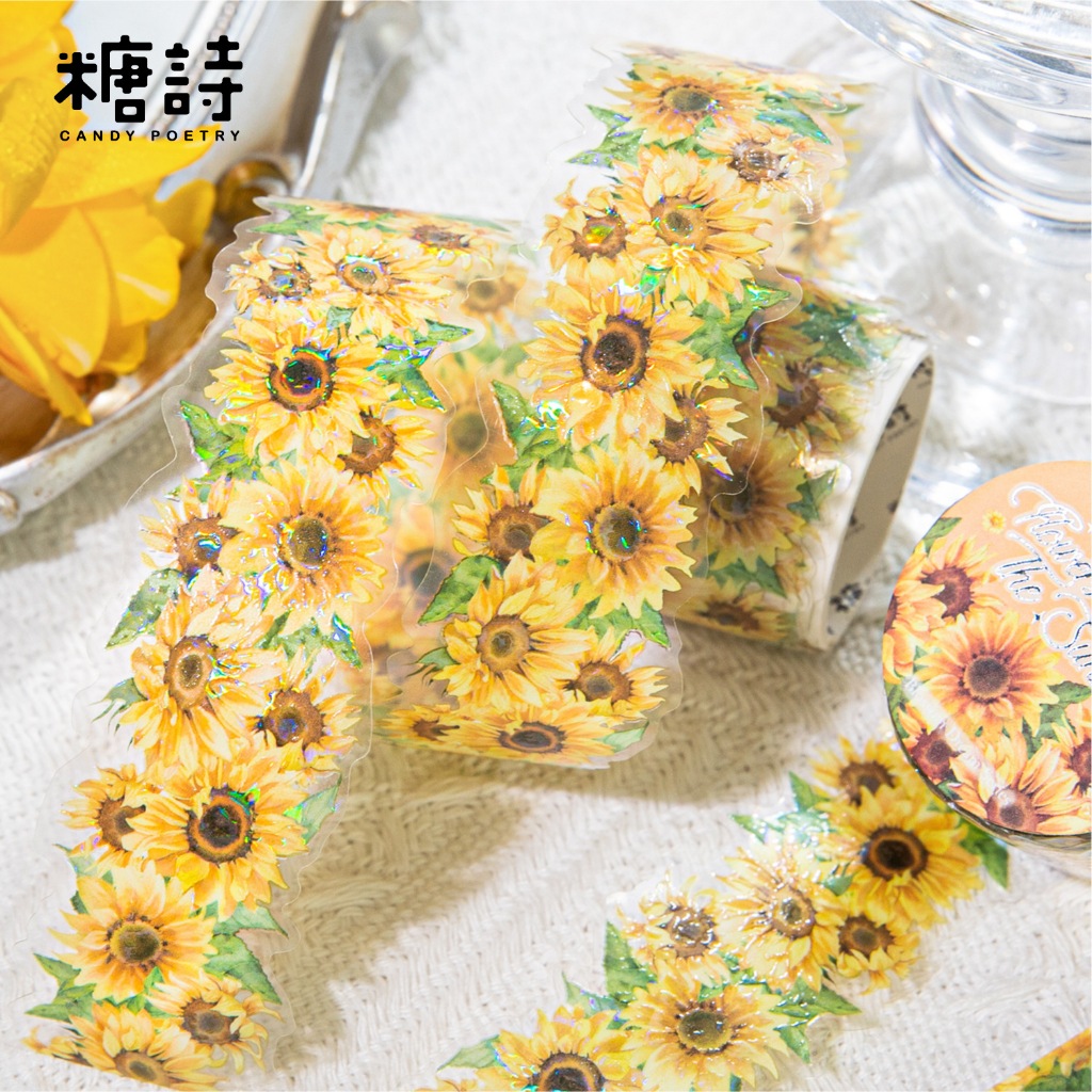 

[Artopia] Roll Blossom Dream Series BDS Hologram Washi Tape Sticker Stiker Bunga Flower Estetik