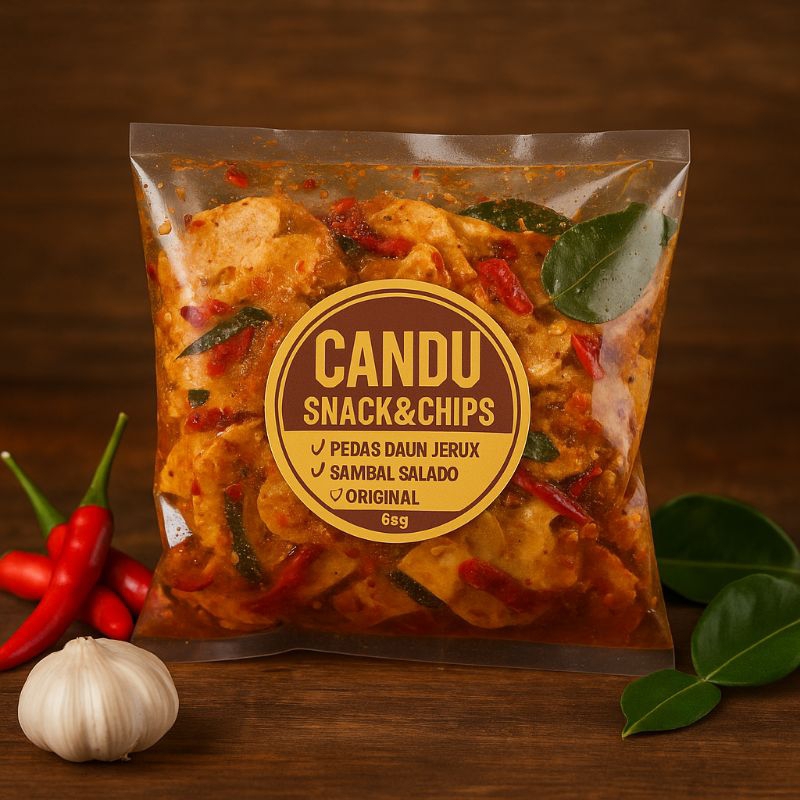 

Candu Snack&chips – Krupuk Bantet Pedas Daun Jeruk | 100gr