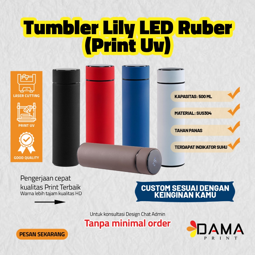 CUSTOM TUMBLER / TUMBLER SAKURA LED/ TUMBLER PRINT UV / TUMBLER SAKURA LED / PRINT UV CUSTOM