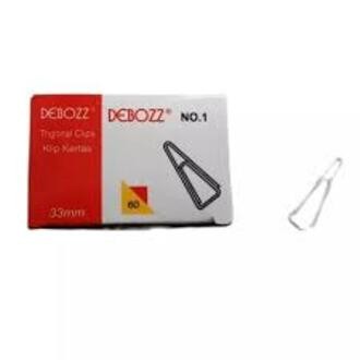 

Paper Clip/Triagonal Clip/Penjepit Kertas Kecil No. 3 Debozz