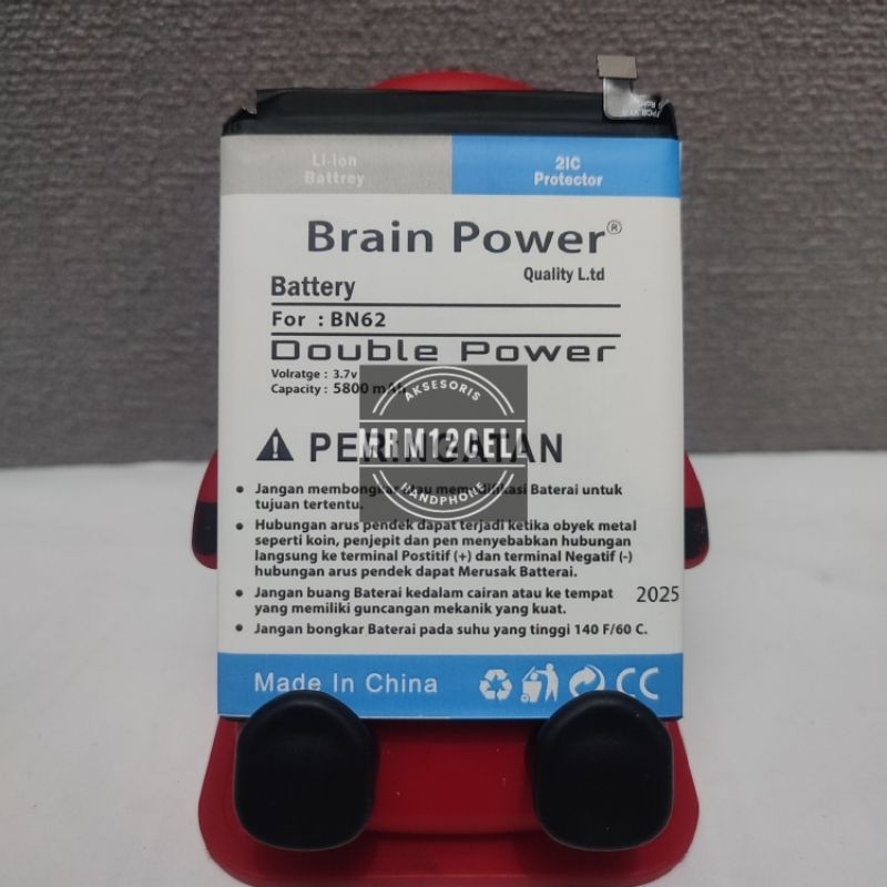 BATU BATRE BATTRAY BATTRAI BATRE BN62 POCO M3 / 9T BRAIN POWER / DOUBLE POWER 5800MAH BATRE HP BN 62