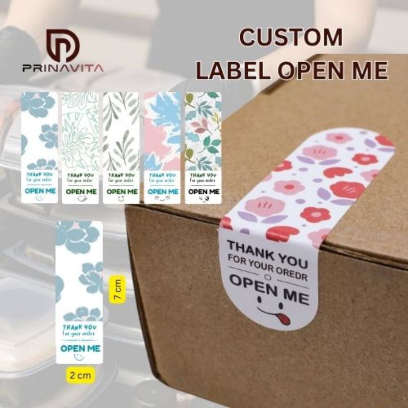 

Stiker Label Custom 2x7 cm - Desain Bebas