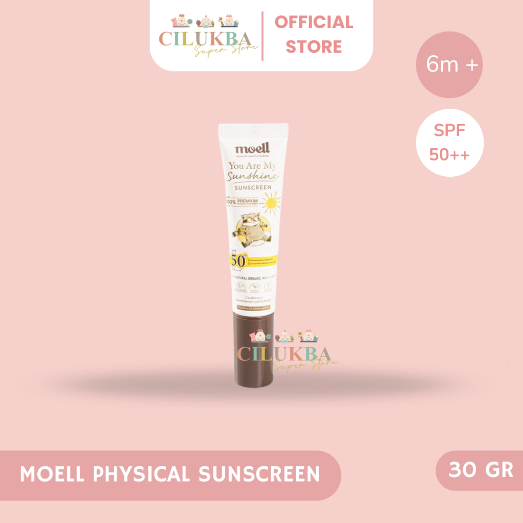 MOELL PHYSICAL SUNSCREEN BAYI & ANAK SPF 50 PA+++ | SUNSCREEN BAYI | SUNSCREEN ANAK | SUNSCREEN | SU
