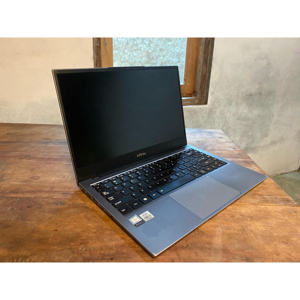 Laptop Tipis Infinix InBook X1 | Core i3 Gen 10 | 8GB RAM | SSD 256GB | Bekas Mulus Fullset