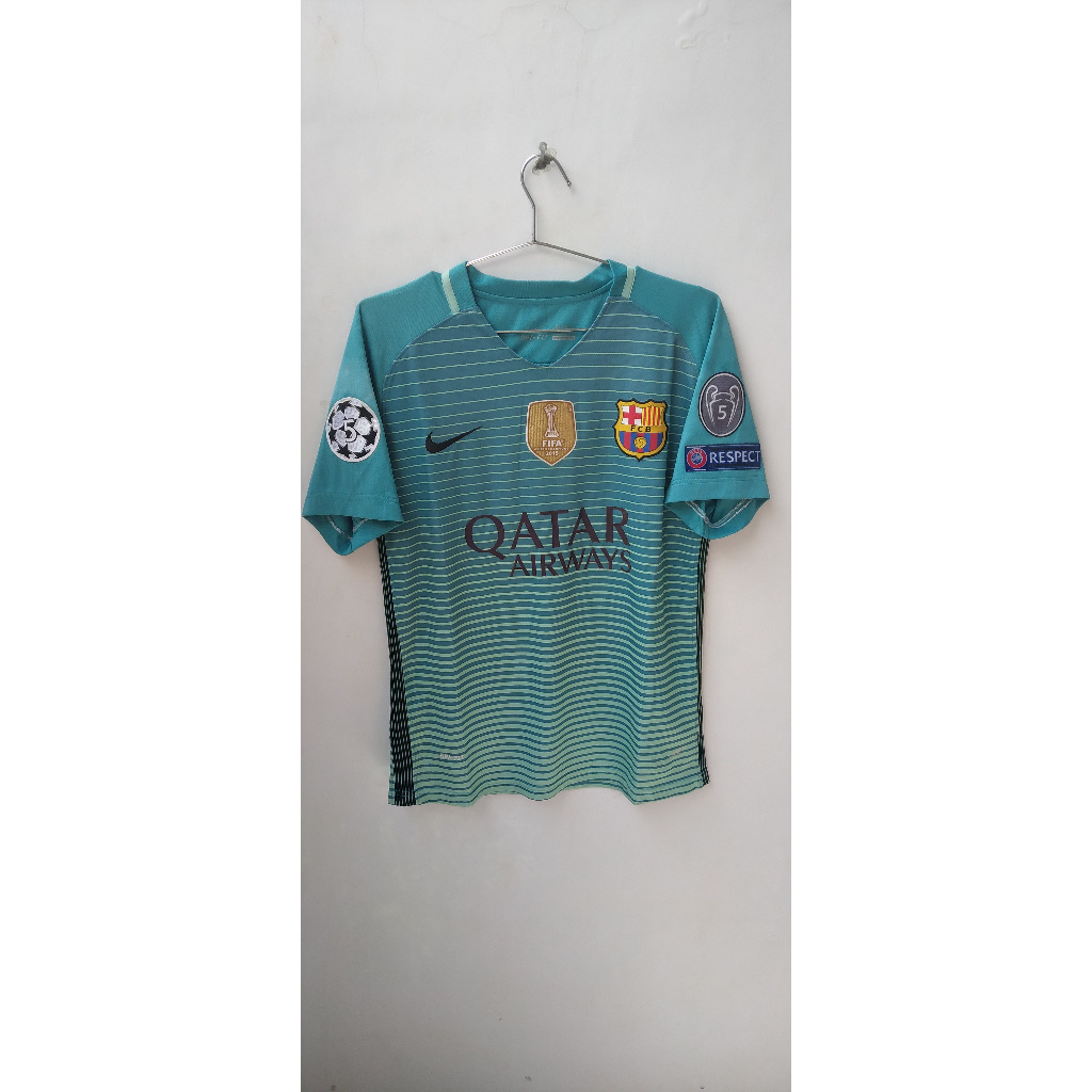 Jersey Barcelona 3rd 2016 Full Patch UCL