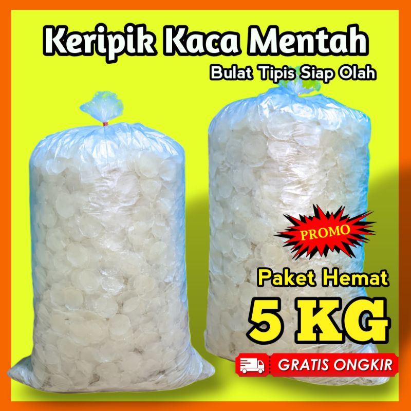 

Keripik Kaca Kiloan Mentah Paket Hemat isi 5KG (Harga Langsung Dari tangan pertama/ pabrik) beledag
