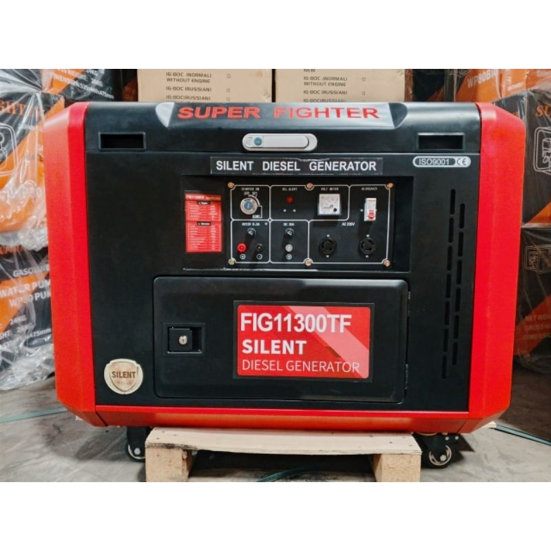 Genset Silent 8000watt / Genset silent 10.5Kva /Genset Silent Super Fighter TF 11300 Solar
