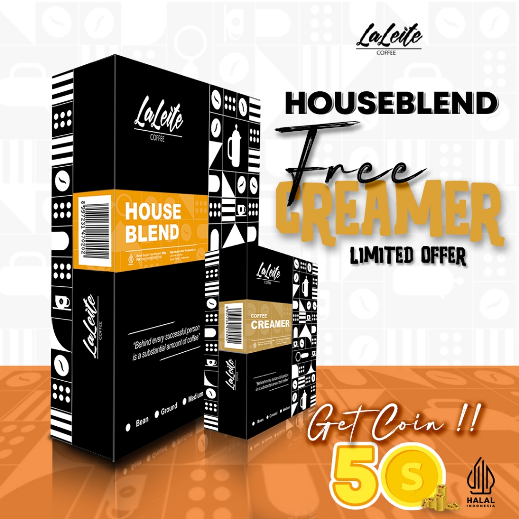 

LaLeite Coffee House Blend Bubuk Halus 900gr