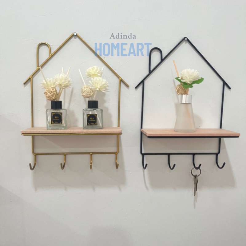 Rak Gantungan Kunci Minimalis || Kerangka Besi || Rak Gantung Estetik