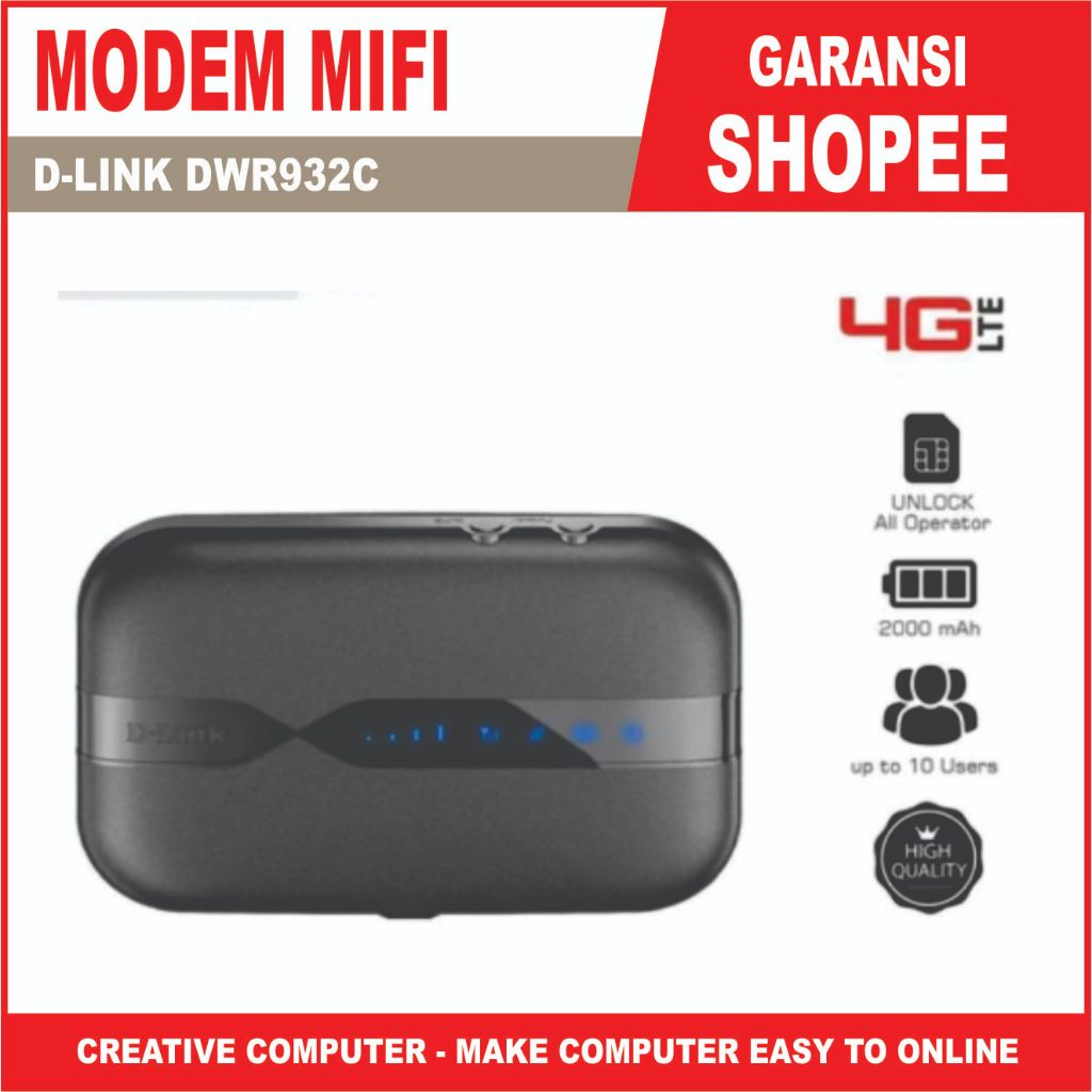 MODEM MIFI D-LINK DWR932C (SIAP PAKAI)