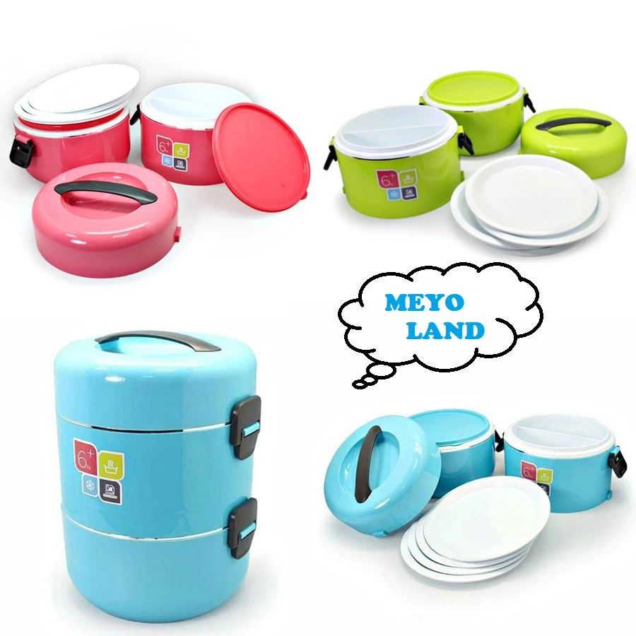 KW-0340 ARNISS Treva Tempat Nasi Rantang lunch box polos lucu elegan tempat bekel makanan Picnic Ran