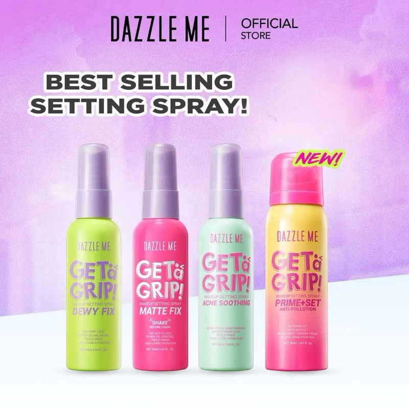 Dazzle Me Get A Grip Make Up Setting Spray 60ml