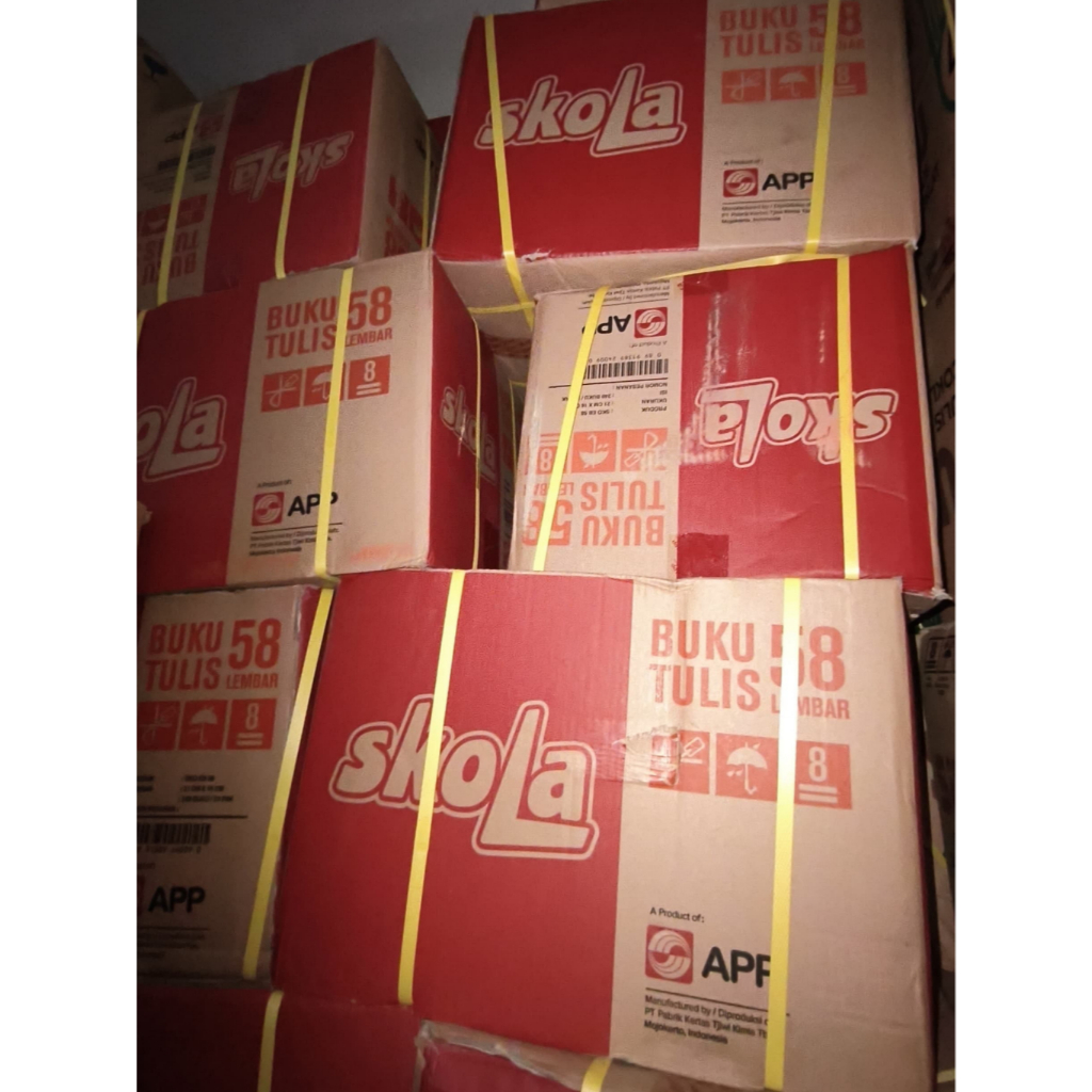 

BUKU TULIS SKOLA BY SIDU ISI 58 LEMBAR (1 KARTON ISI 240 BUKU)