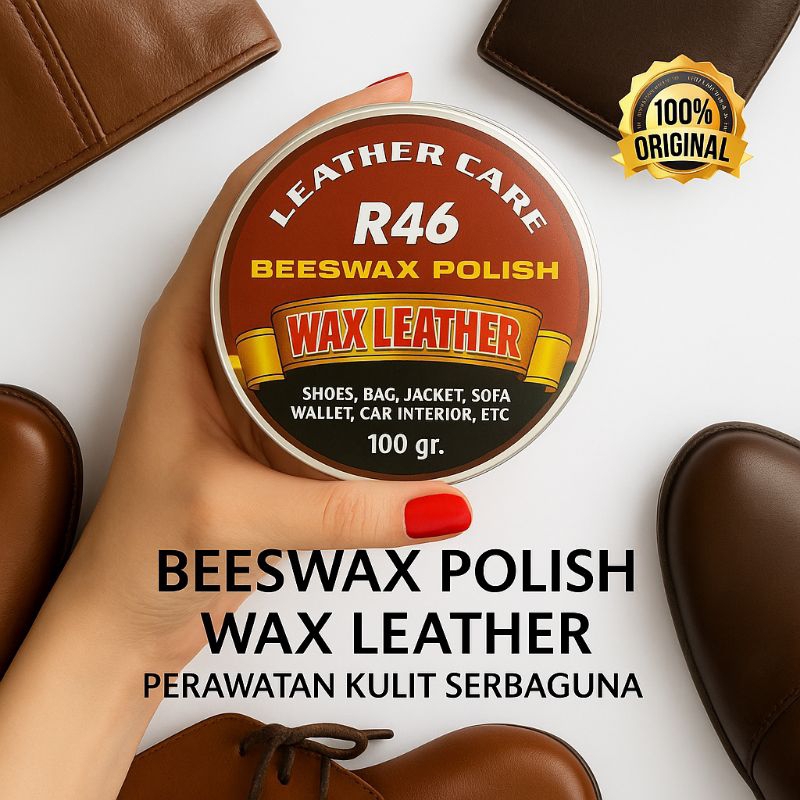 Semir Kulit Premium – Pembersih & Pengkilap Sepatu, Tas, Jaket, Sofa Kulit