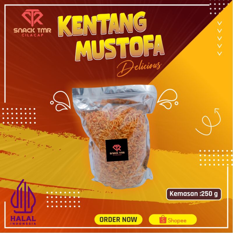 

KENTANG MUSTOFA 250 GRAM/GARING/KRIUK KRIUK/TAMPA BAHAN PENGAWET MAKANAN