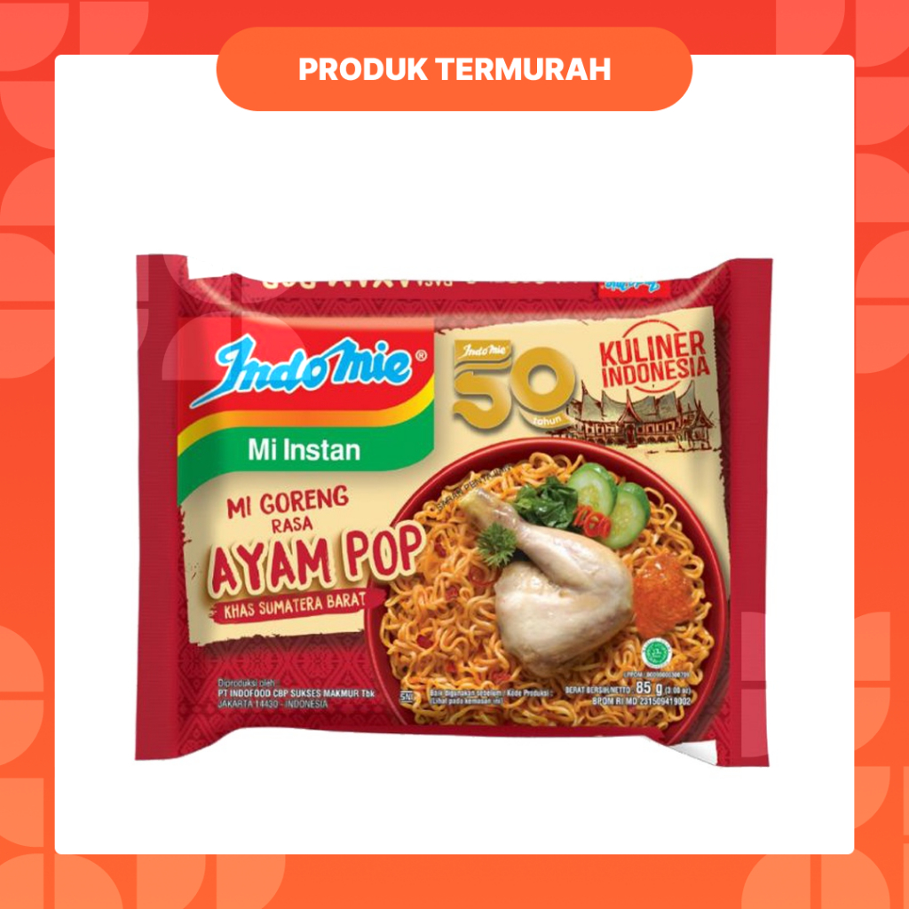

Indomie Goreng Ayam Pop - Satuan - Termurah