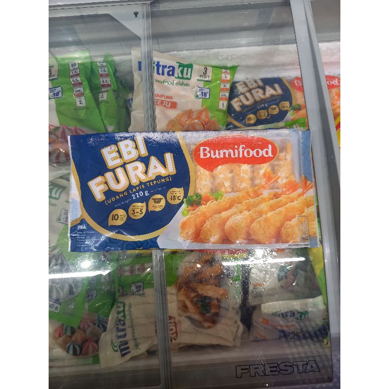 

Frozenfood BUMIFOOD Ebi Furai/Udang Lapis Tepung 220gr
