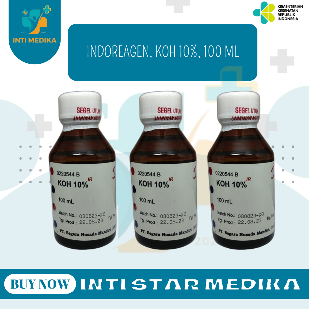 INDOREAGEN, KOH 10%, 100 ML