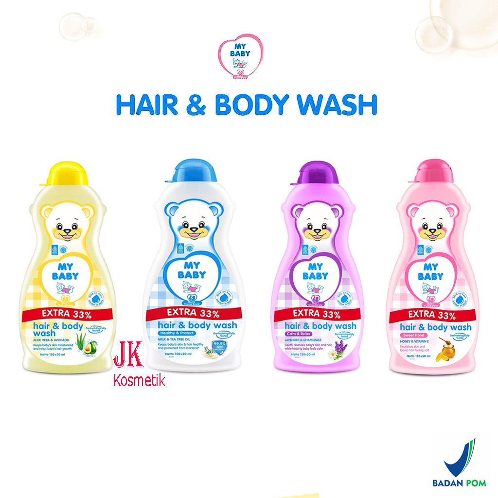 MY BABY Hair Body Wash - Sabun Mandi Cair Sabun Bayi