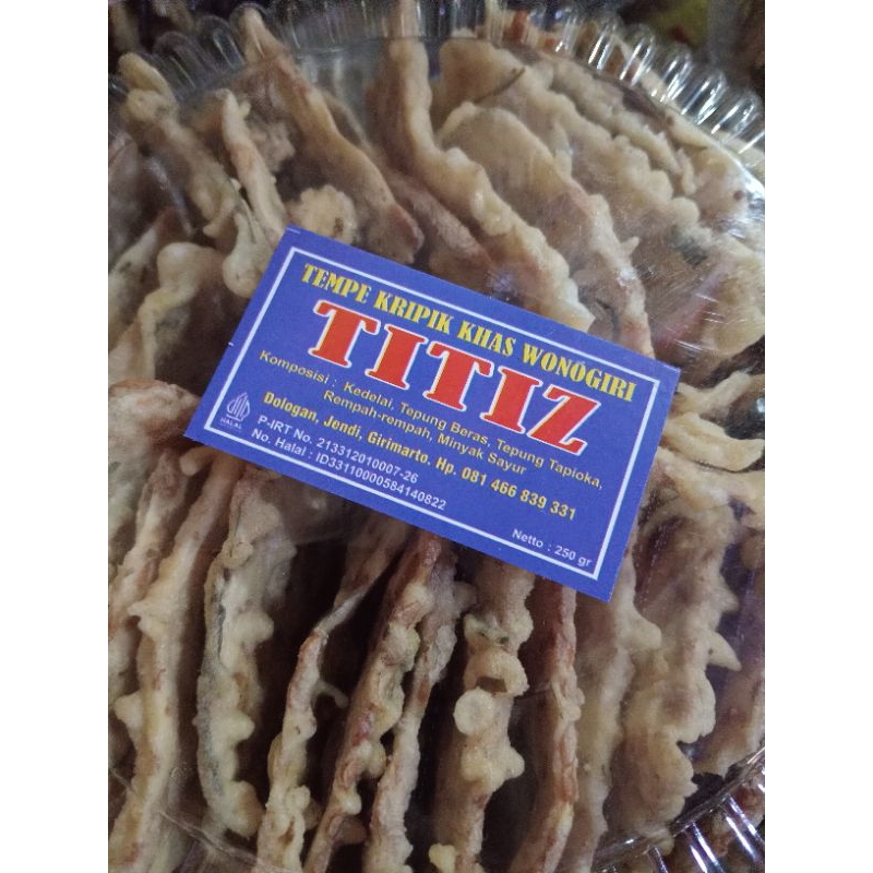 

kripik tempe titiz,Girimarto wonogiri.lezat gurih