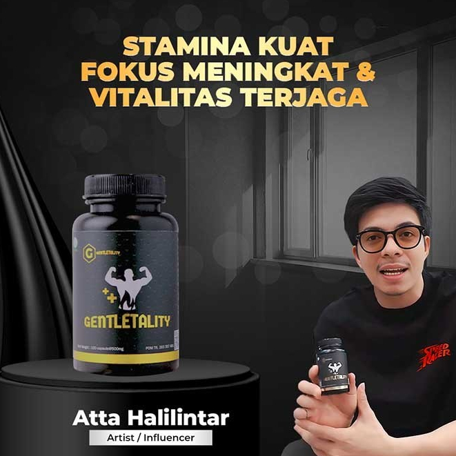 GENTLETALITY - Kapsul Extra Strong Suplemen Herbal Pria Dewasa Terbaik