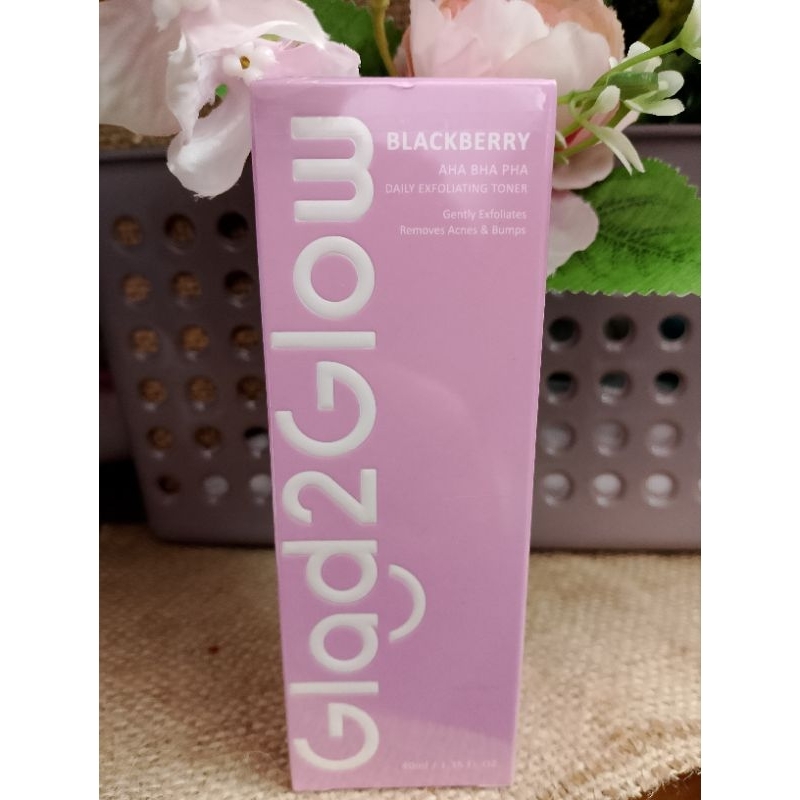 Glad2Glow Exfoliating Toner Blackberry
