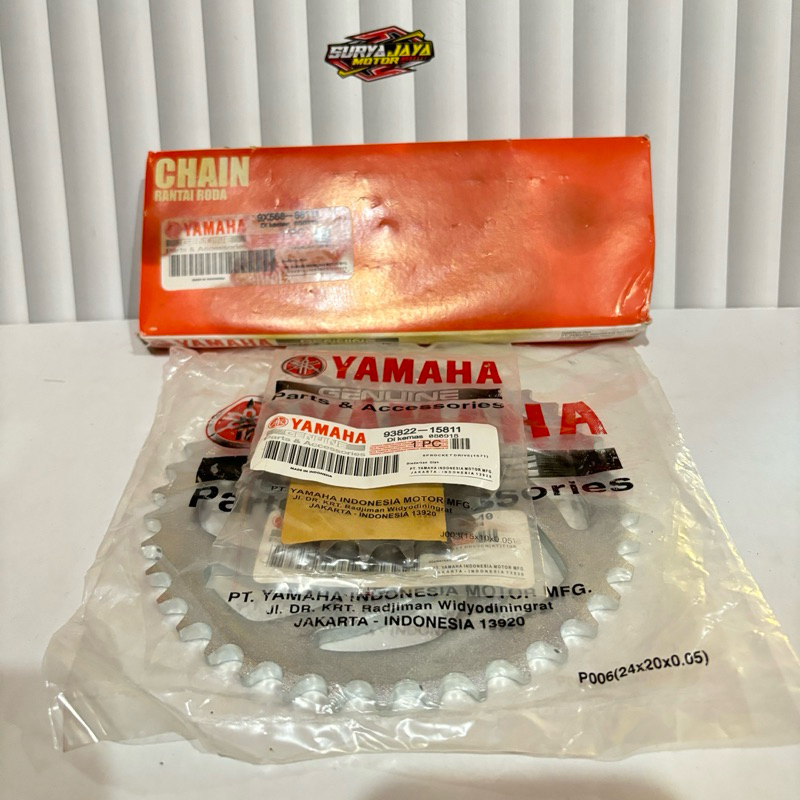 Gear Set Rantai Jupiter MX Old | 1S7-W001A-00
