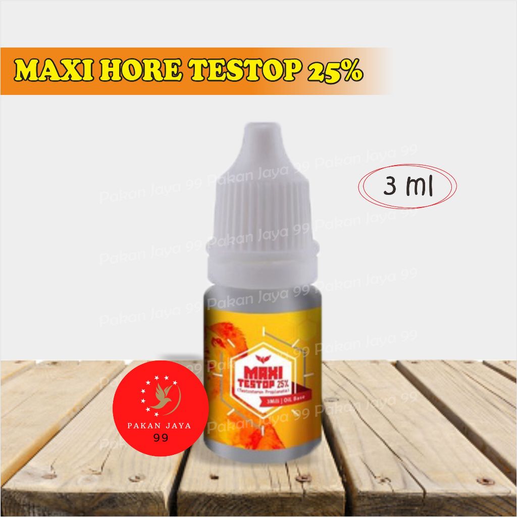 READY MAXI HORE TESTOP 25% METABOLIS TESTOTERON PROPIONATE VITAMIN PENGGACOR BURUNG DALAM 7 HARI