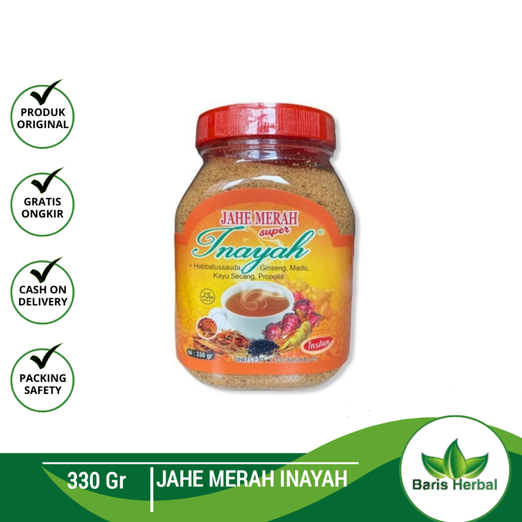 

Jahe Merah Super Inayah Instan 330gr Original