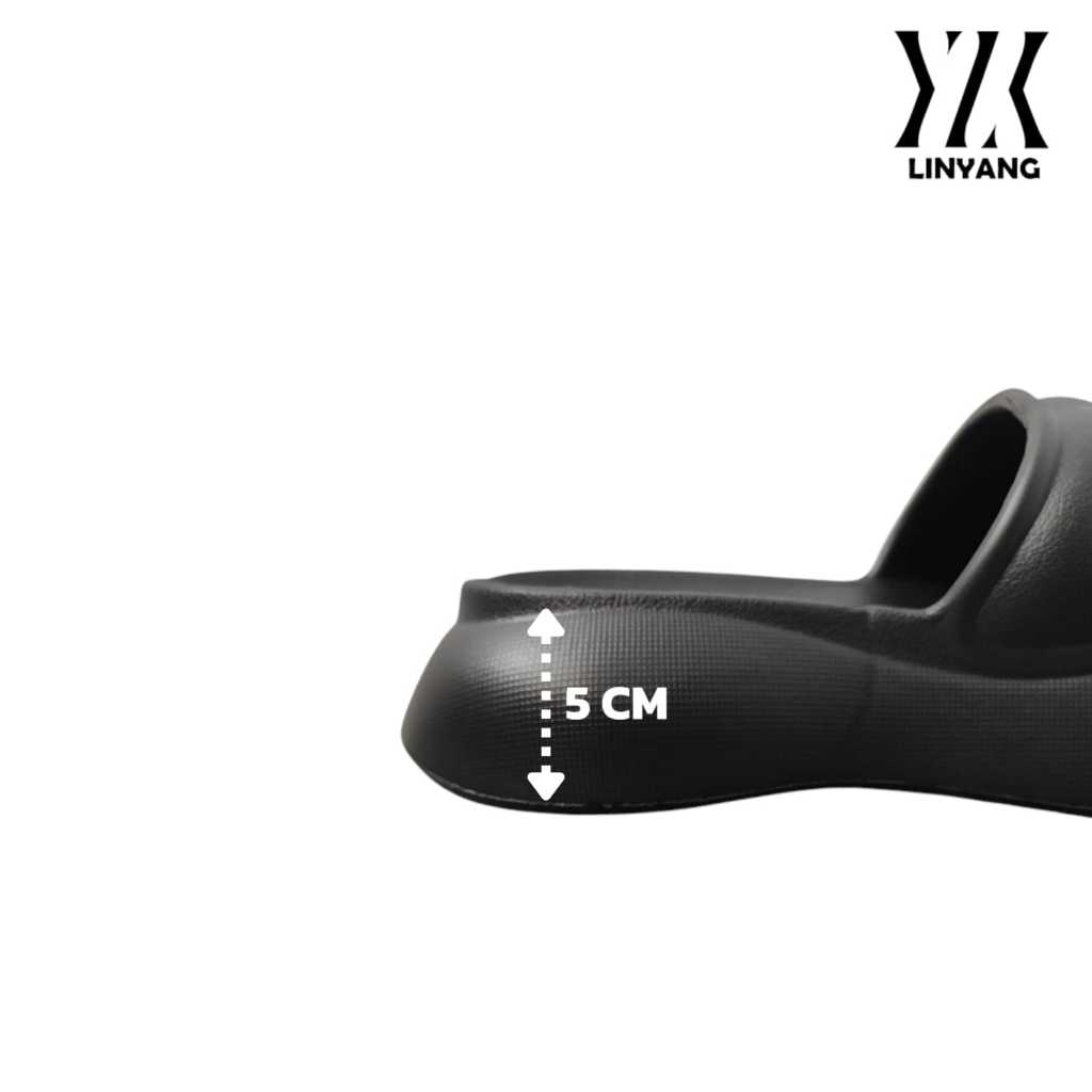 Sandal Wanita Sandal Selop Bahan Karet Empuk BUENOR