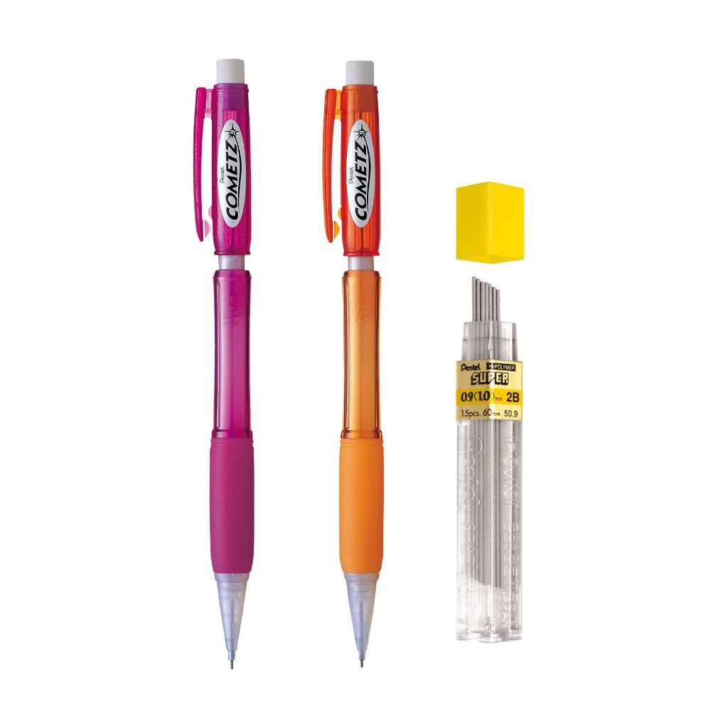 

2 Pensil Mekanik 0,9mm Free Refill Pencil |2AX119 + C5052B
