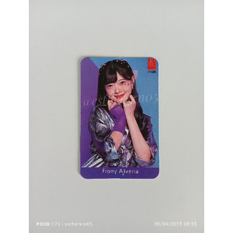 PC photocard JKT48 x Chatime Official