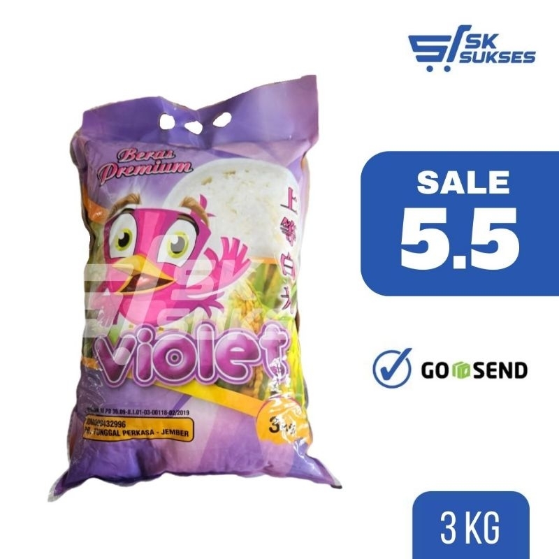 

[SURABAYA] BERAS VIOLET - 3 Kg