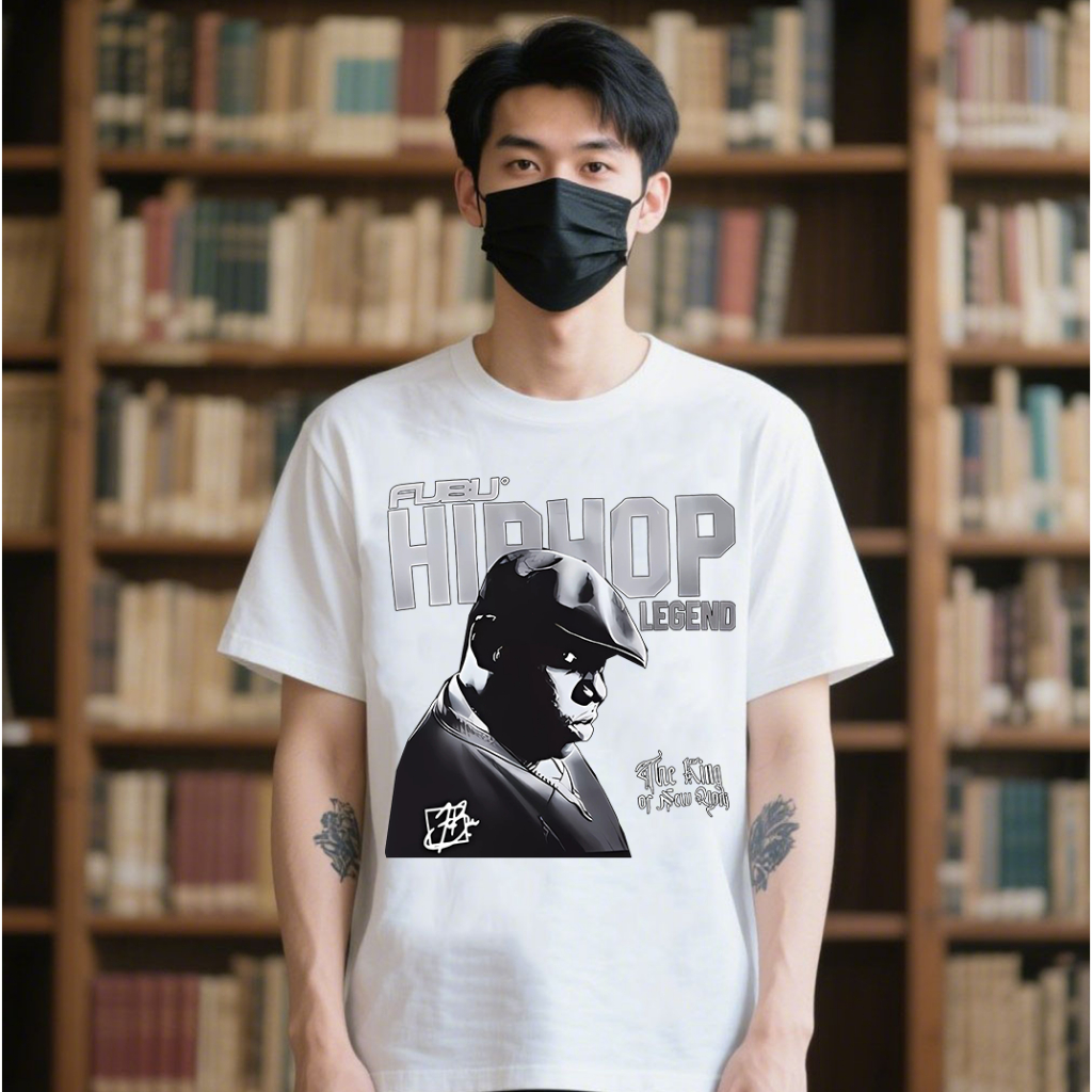 Kaos FUBU HIPHOP Vintage Oversize S-5XL Pria Wanita Gaya Streetwear