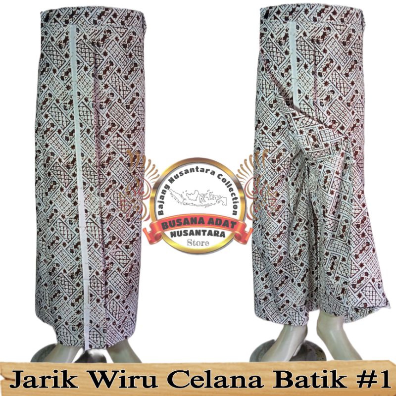 Jarik Wiru Celana batik Jawa Praktis